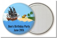 Pirate Ship - Personalized Birthday Party Pocket Mirror Favors