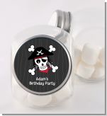Pirate Skull - Personalized Birthday Party Candy Jar
