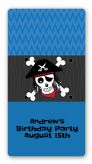Pirate Skull - Custom Rectangle Birthday Party Sticker/Labels