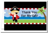 Pirate - Birthday Party Thank You Cards