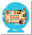 Pirate Treasure Map - Personalized Birthday Party Centerpiece Stand thumbnail