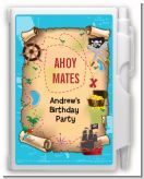 Pirate Treasure Map - Birthday Party Personalized Notebook Favor