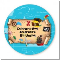 Pirate Treasure Map - Personalized Birthday Party Table Confetti