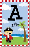Pirate - Personalized Birthday Party Wall Art