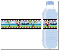 Pirate - Personalized Birthday Party Water Bottle Labels