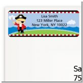 Pirate - Birthday Party Return Address Labels