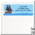 Pirate Ship - Baby Shower Return Address Labels thumbnail