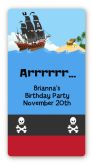 Pirate Ship - Custom Rectangle Birthday Party Sticker/Labels