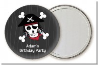 Pirate Skull - Personalized Birthday Party Pocket Mirror Favors