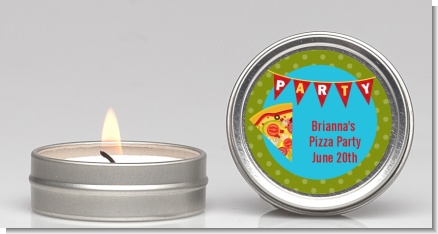 Pizza Party - Birthday Party Candle Favors