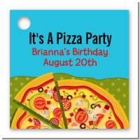 Pizza Party - Personalized Birthday Party Card Stock Favor Tags