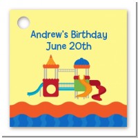 Playground - Personalized Birthday Party Card Stock Favor Tags