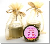 Playground Girl - Birthday Party Gold Tin Candle Favors