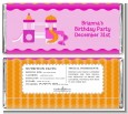 Playground Girl - Personalized Birthday Party Candy Bar Wrappers thumbnail