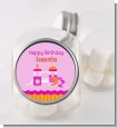 Playground Girl - Personalized Birthday Party Candy Jar thumbnail