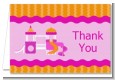 Playground Girl - Birthday Party Thank You Cards thumbnail