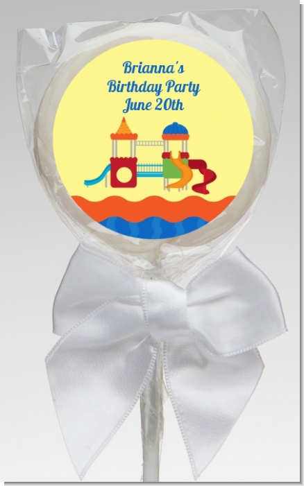 Playground - Personalized Birthday Party Lollipop Favors