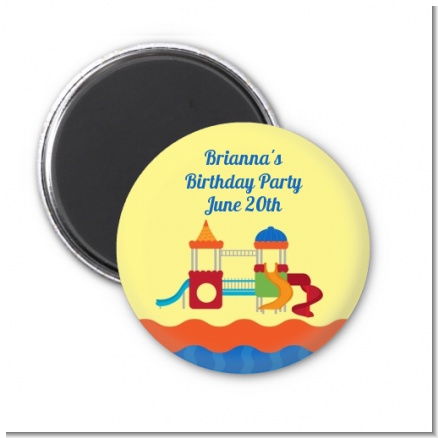 Playground - Personalized Birthday Party Magnet Favors