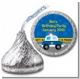 Police Car - Hershey Kiss Birthday Party Sticker Labels thumbnail