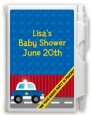 Police Car - Baby Shower Personalized Notebook Favor thumbnail