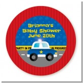 Police Car - Personalized Baby Shower Table Confetti
