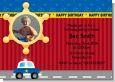 Police Car Photo Birthday Party Invitations thumbnail