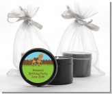 Pony Brown - Birthday Party Black Candle Tin Favors