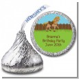 Pony Brown - Hershey Kiss Birthday Party Sticker Labels thumbnail