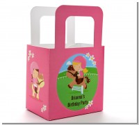 Horseback Riding - Personalized Birthday Party Favor Boxes