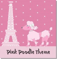 Poodle in Paris Baby Shower Theme