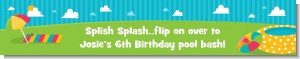 Pool Party - Personalized Birthday Party Banners