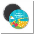 Pool Party - Personalized Birthday Party Magnet Favors thumbnail