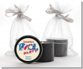 Poolside Pool Party - Birthday Party Black Candle Tin Favors