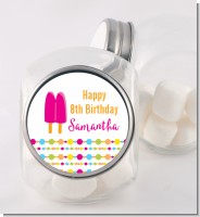 Popsicle Stick - Personalized Birthday Party Candy Jar