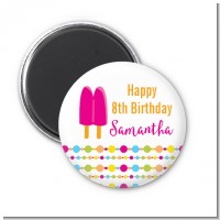 Popsicle Stick - Personalized Birthday Party Magnet Favors