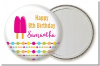 Popsicle Stick - Personalized Birthday Party Pocket Mirror Favors