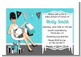 Posh Mom To Be Blue - Baby Shower Petite Invitations thumbnail