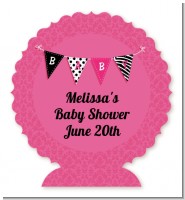 Posh Mom To Be - Personalized Baby Shower Centerpiece Stand