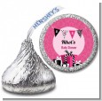 Posh Mom To Be - Hershey Kiss Baby Shower Sticker Labels thumbnail