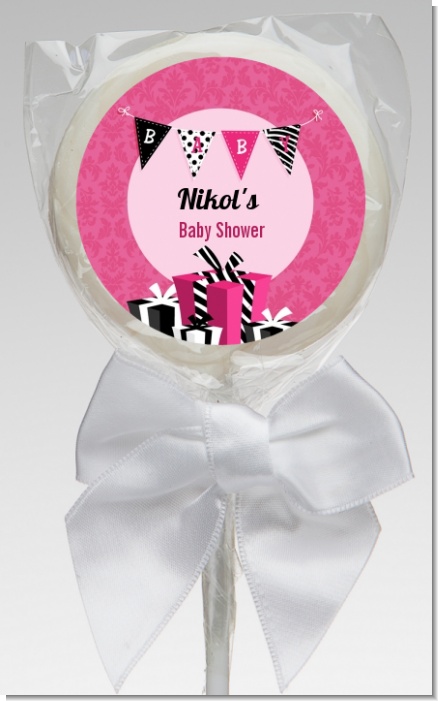 Posh Mom To Be - Personalized Baby Shower Lollipop Favors