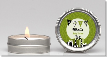 Posh Mom To Be Neutral - Baby Shower Candle Favors