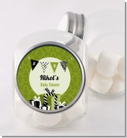 Posh Mom To Be Neutral - Personalized Baby Shower Candy Jar