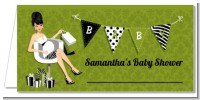 Posh Mom To Be Neutral - Personalized Baby Shower Place Cards
