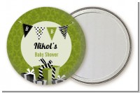 Posh Mom To Be Neutral - Personalized Baby Shower Pocket Mirror Favors
