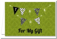 Posh Mom To Be Neutral - Baby Shower Thank You Cards