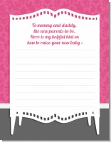 Posh Mom To Be - Baby Shower Notes of Advice