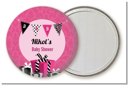 Posh Mom To Be - Personalized Baby Shower Pocket Mirror Favors