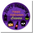 Potion Bottles - Round Personalized Halloween Sticker Labels thumbnail