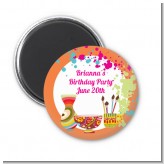 Pottery Painting - Personalized Birthday Party Magnet Favors