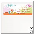 Pottery Painting - Birthday Party Return Address Labels thumbnail